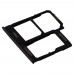 Держатель сим карты для Samsung A315 Galaxy A31 2020, цвет черный миниатюра 1