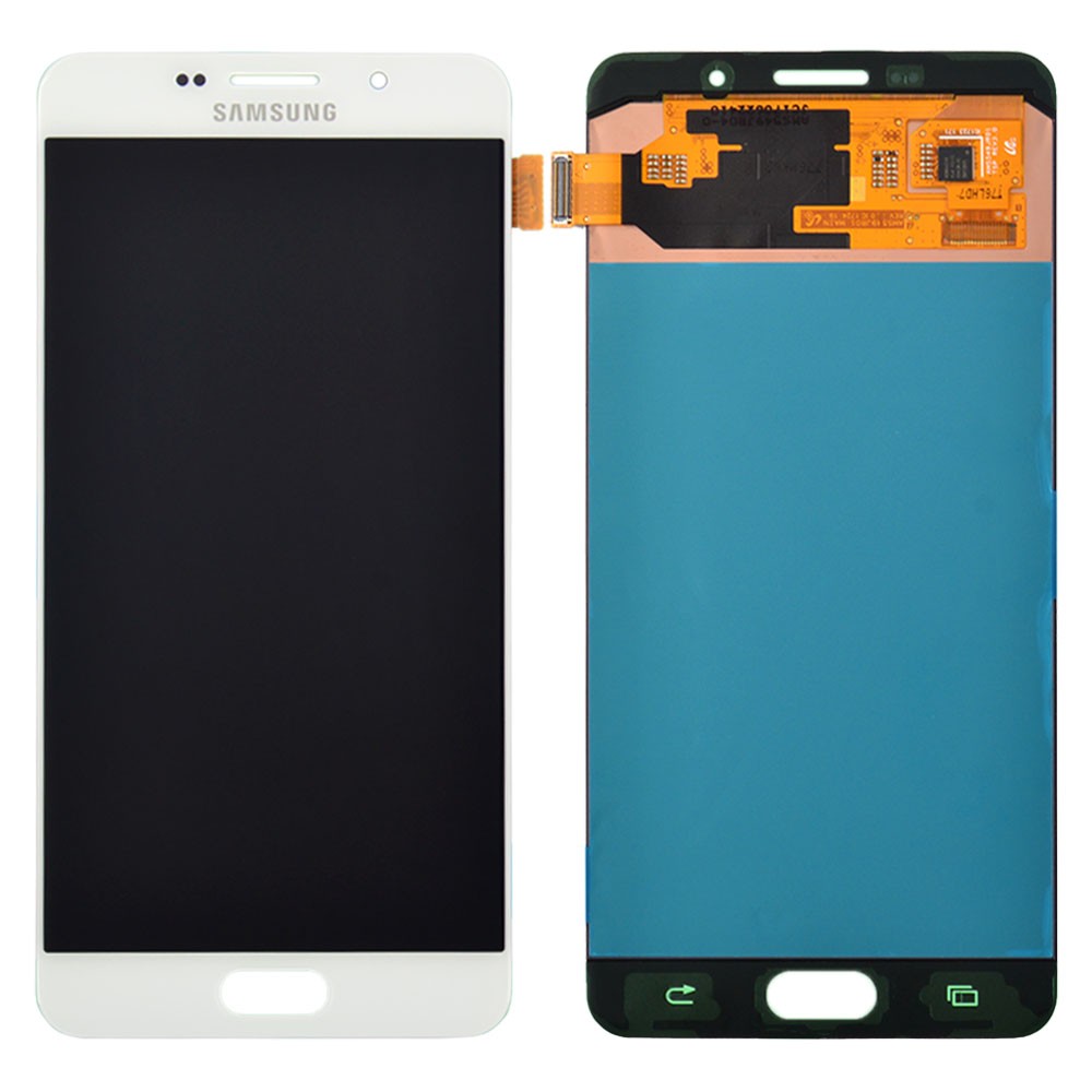 LCD Samsung A710F/DS Galaxy A7 + Touchscreen (white) (2016) Service Original фото 1 Дисплей Samsung Galaxy A7 A710F/DS (2016) с тачскрином в сборе, цвет белый, сервисный оригинал фото 1