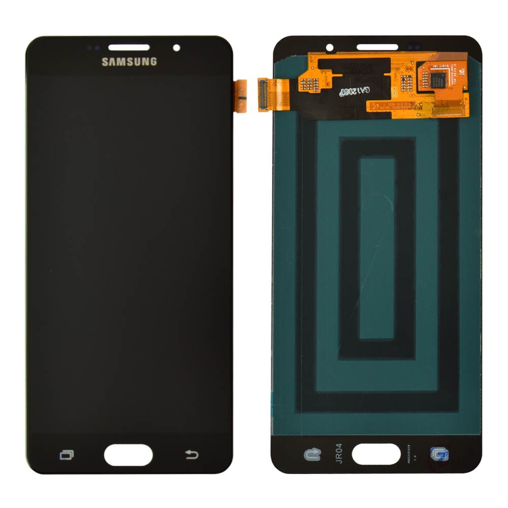 Дисплей для Samsung A710F Galaxy A7 (2016) с тачскрином в сборе, цвет черный, Original Change Glass фото 1