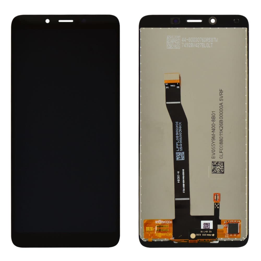 Дисплей для Xiaomi Redmi 6, Redmi 6A с тачскрином в сборе, цвет черный, оригинал с замененным стеклом фото 1