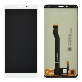 Дисплей для Xiaomi Redmi 6, Redmi 6A с тачскрином в сборе,  цвет белый, без рамки, оригинал