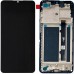 Дисплей для ZTE Blade A52, с тачскрином и рамкой, черный миниатюра 1