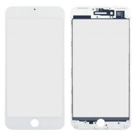Стекло корпуса с рамкой и OCA для iPhone 7 Plus,  цвет белый