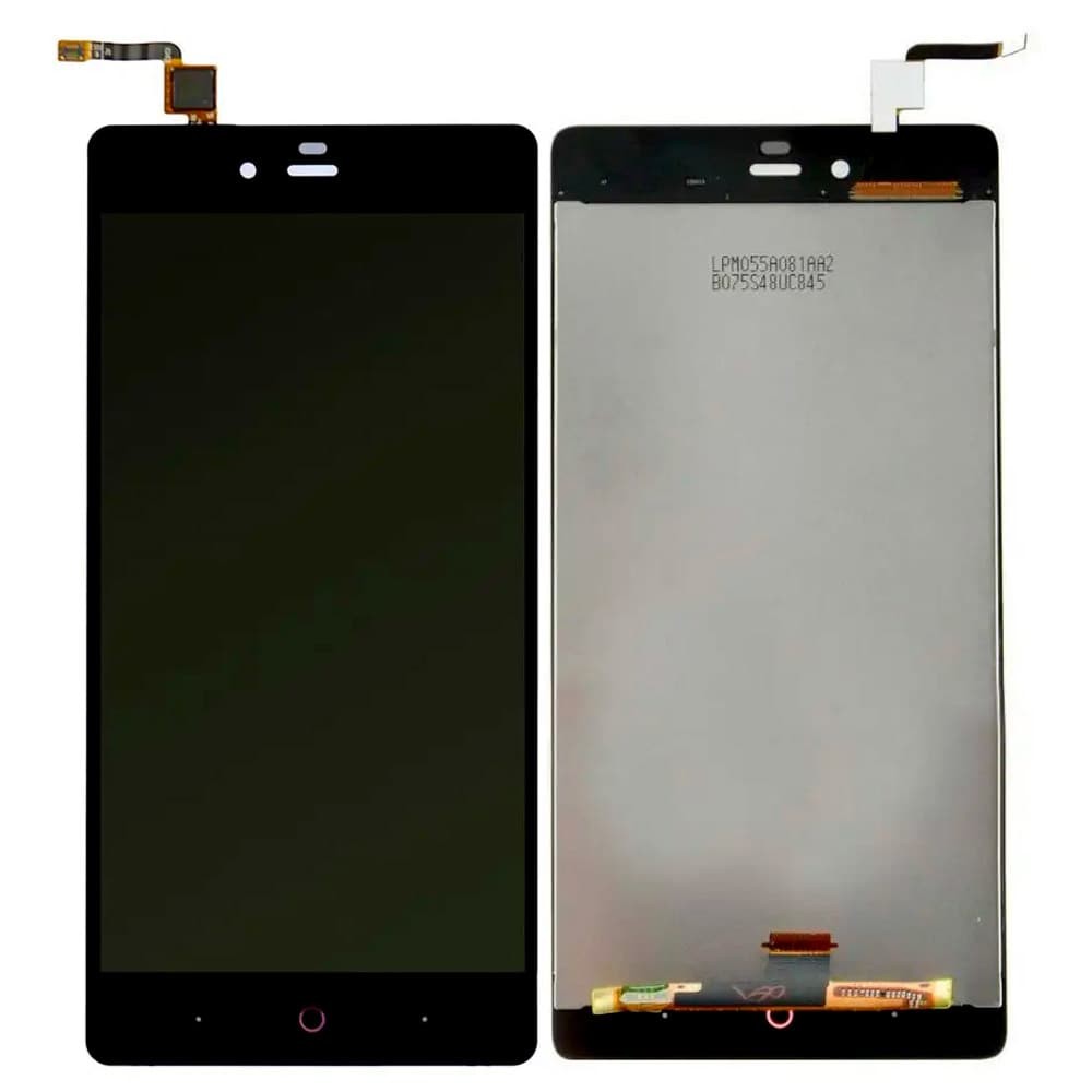 Дисплей для ZTE Nubia Z9 Max (NX510J) с тачскрином в сборе, цвет черный фото 1