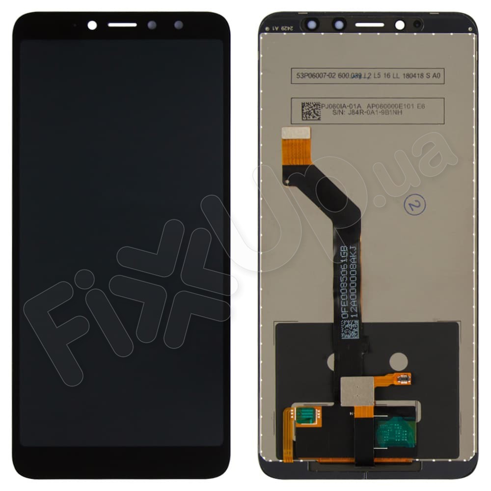 Дисплей для Xiaomi Redmi S2 с тачскрином в сборе, цвет черный, оригинал с замененным стеклом фото 1