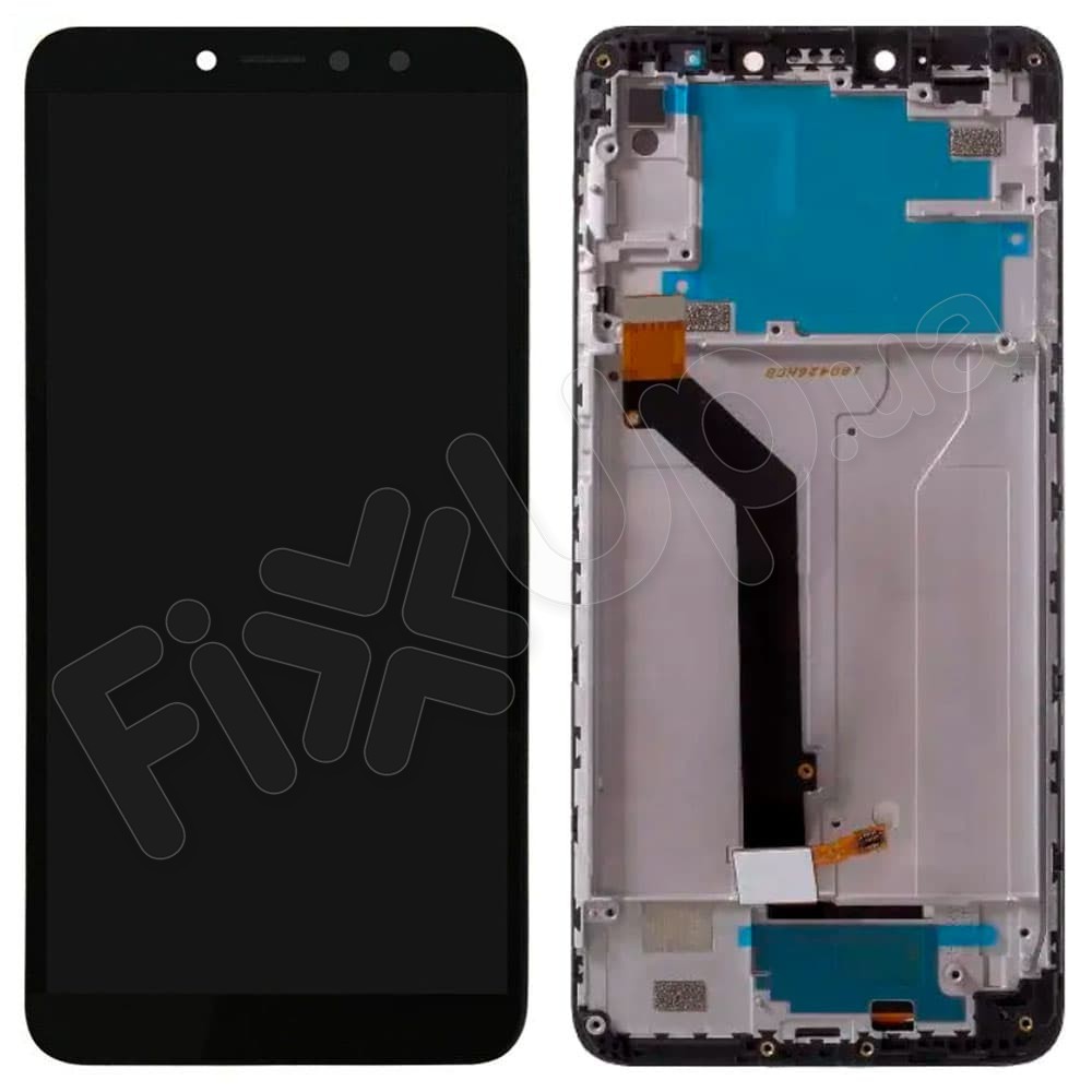 Дисплей Xiaomi Redmi S2 з тачскрином та рамкою в зборі, колір чорний фото 1