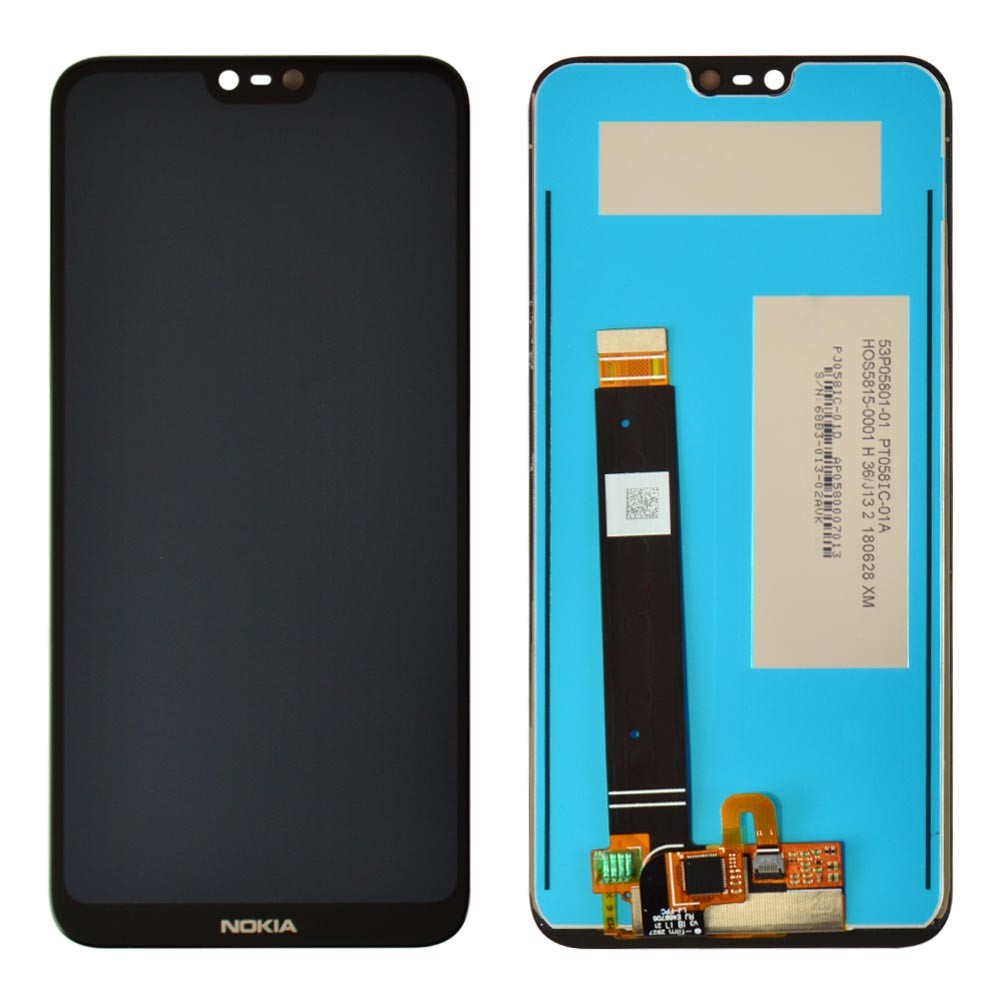 Дисплей для Nokia 6.1 Plus, X6 (2018) TA-1103 с тачскрином в сборе, цвет черный фото 1