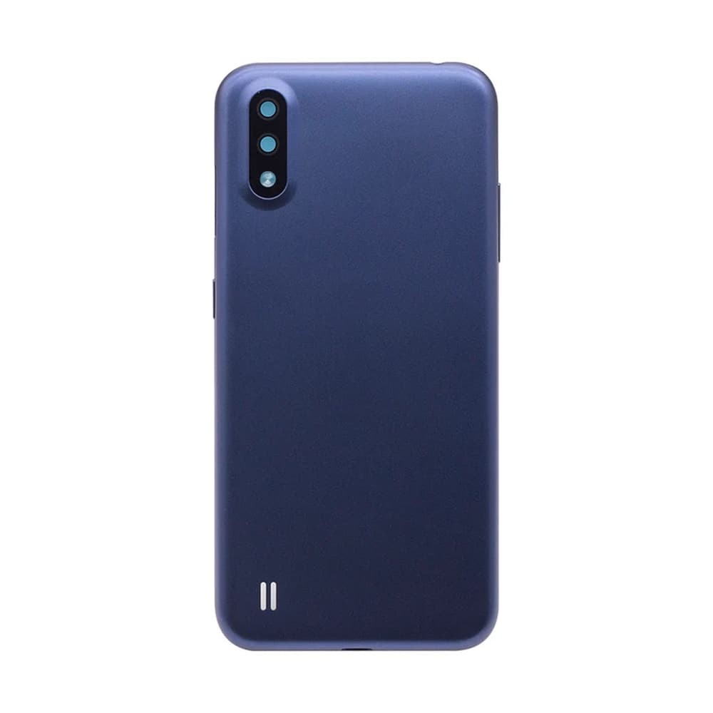 Задня кришка для Samsung A015F Galaxy A01, зі склом камери, колір синій фото 1