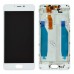 Дисплей для Meizu M5C с тачскрином и рамкой в сборе, цвет белый, оригинал миниатюра 1