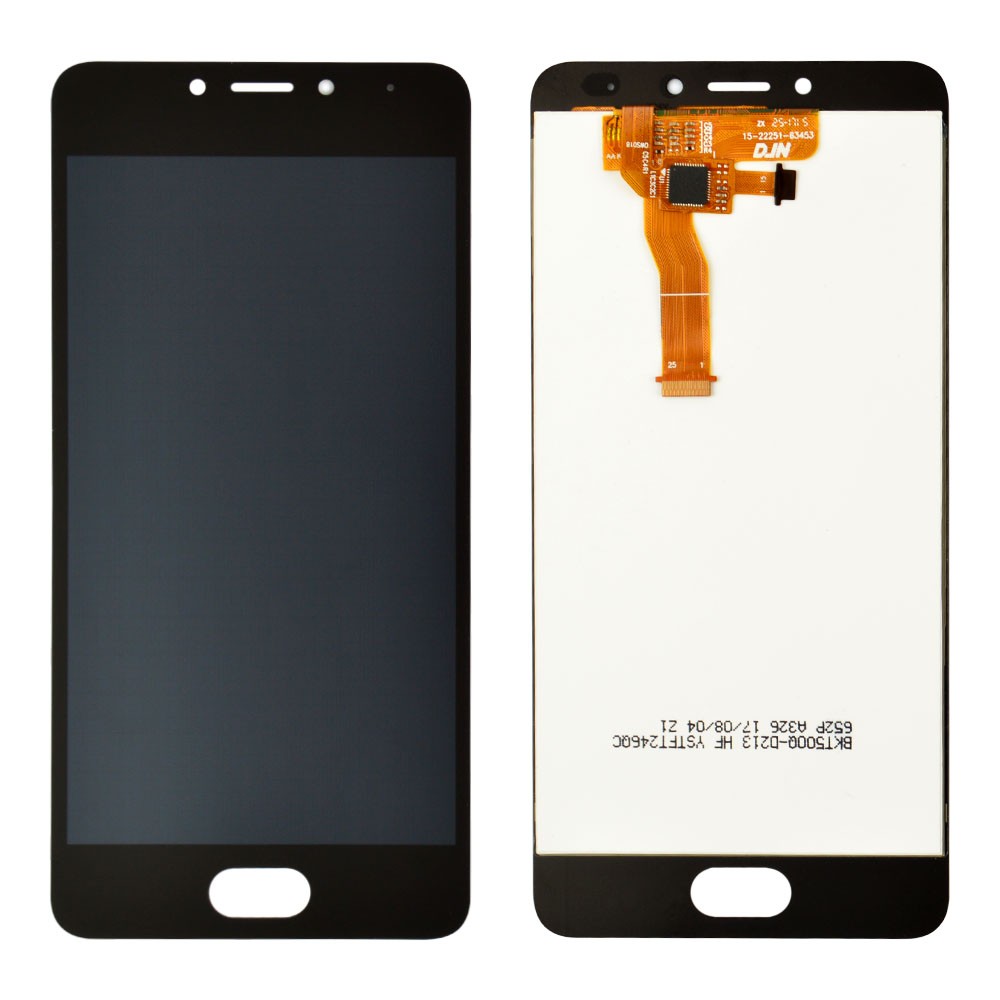 Дисплей для Meizu M5C с тачскрином в сборе, цвет черный, Orig PRC фото 1