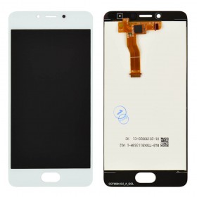 Дисплей Meizu M5C с тачскрином в сборе, оригинал,  цвет белый, без рамки