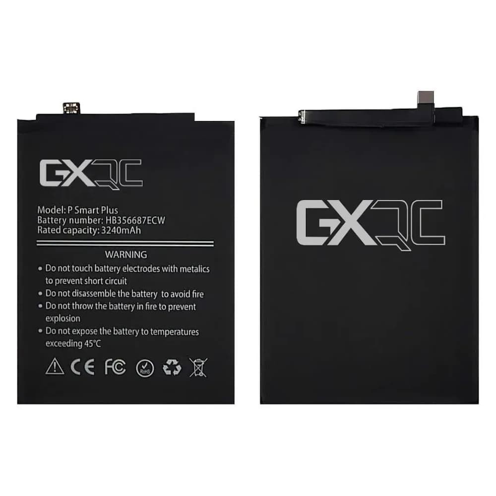 Акумулятор BT036-HB356687ECW для Huawei P Smart Plus, Mate 10 Lite, Nova 2 Plus (2017), Nova 3i, Honor 7X, P30 Lite, GX, 3240mAh фото 1