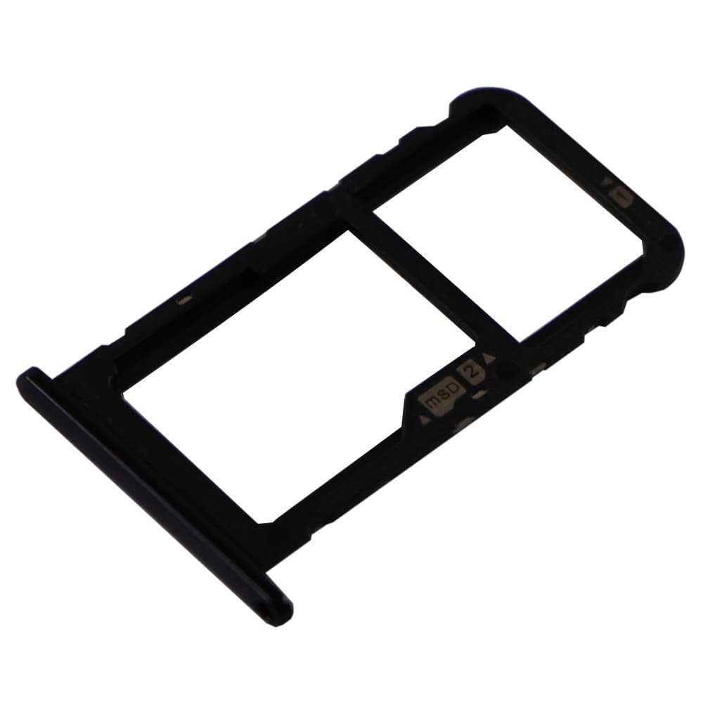 Тримач сім картки для ZTE Blade A5 2020, колір чорний фото 1