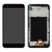 Дисплей для LG K10 2017 M250/ M250N/ M250E/ X400, з тачскріном і рамкою, чорний миниатюра 1