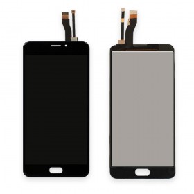 Дисплей Meizu M5 Note с тачскрином в сборе, китай,  цвет черный, без рамки