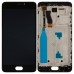 Дисплей для Meizu M5 Note з тачскрином та рамкою в зборі, колір чорний, оригінал із заміненим склом миниатюра 1