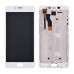 Дисплей для Meizu M5 Note з тачскрином та рамкою в зборі, колір білий, Orig PRC миниатюра 1