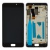 Дисплей для Meizu M5 Note с тачскрином и рамкой в сборе, цвет черный, оригинал миниатюра 1