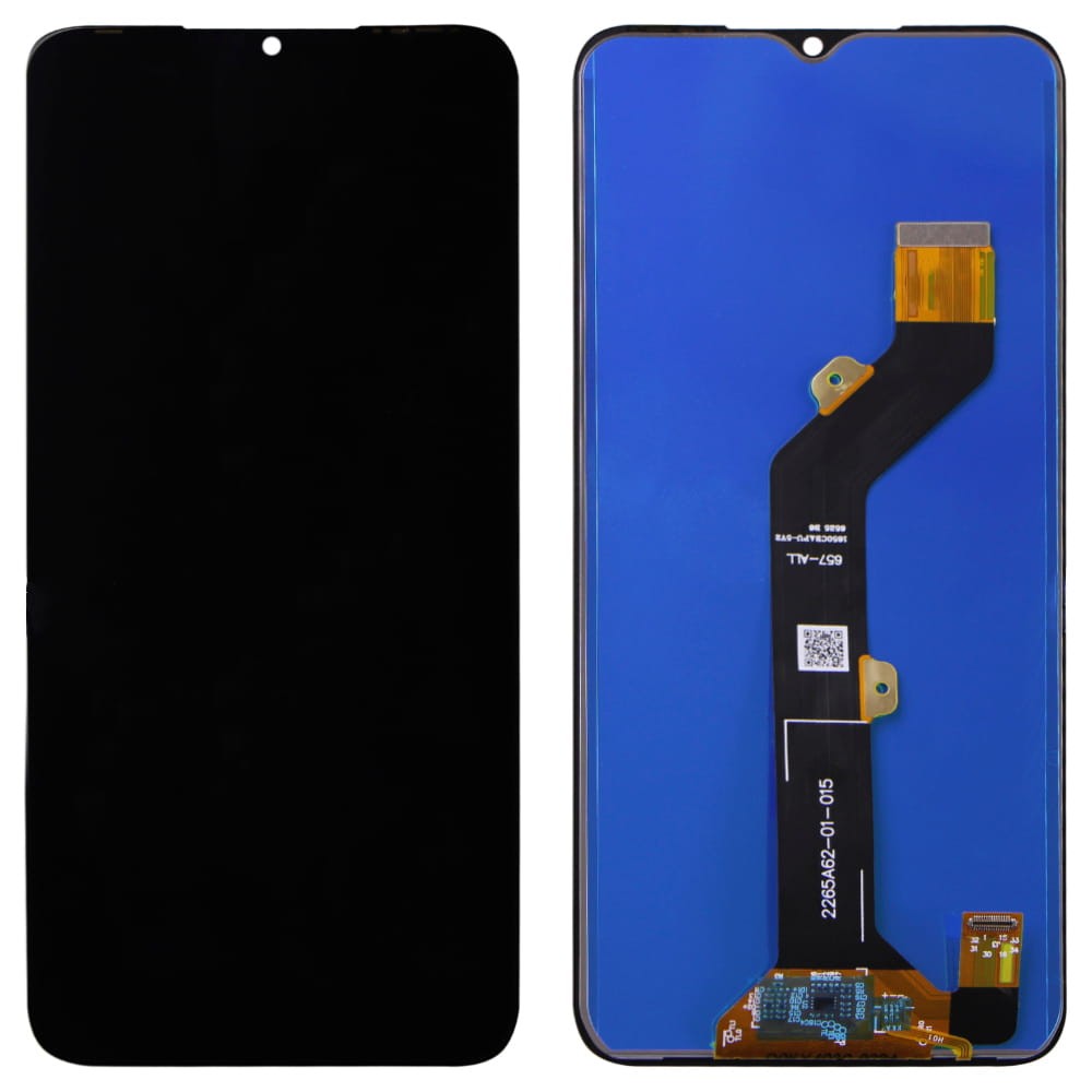 Дисплей для Tecno Spark 7 (KF6/KF6J/KF6N), с тачскрином в сборе, цвет черный, оригинал Китай фото 1