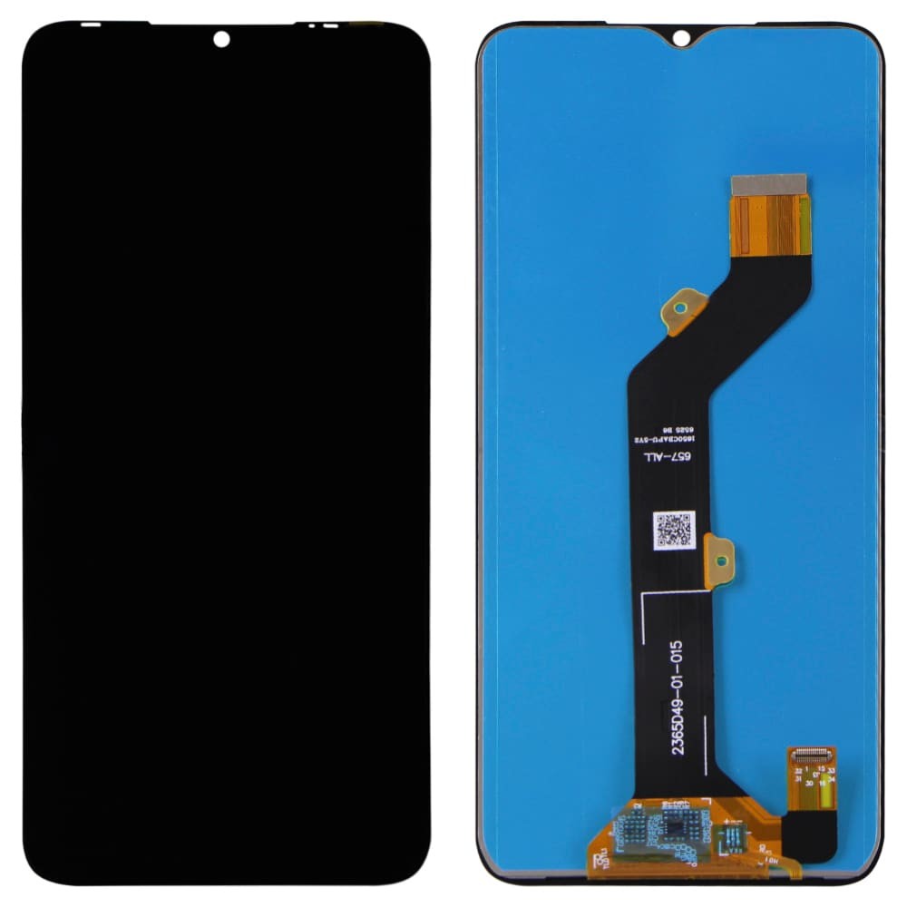Дисплей для Tecno Spark 7 (KF6/KF6J/KF6N), с тачскрином в сборе, цвет черный, оригинал фото 1