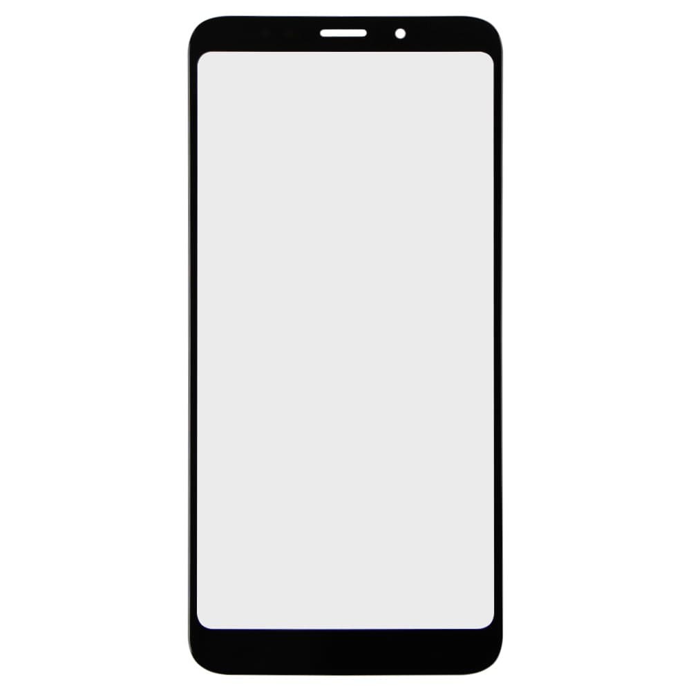 Стекло корпуса для Xiaomi Redmi 5 Plus + OCA пленка, цвет черный фото 1