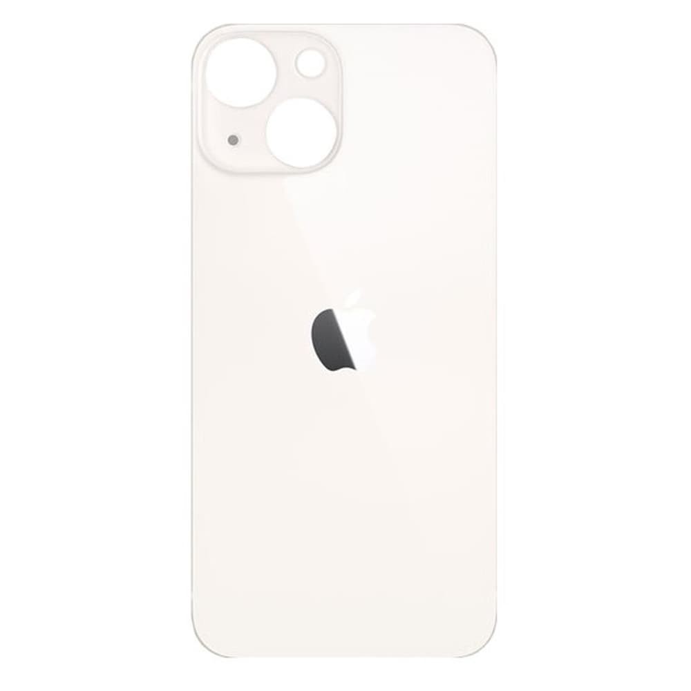 Задня кришка для iPhone 14, колір білий, з великим отвором під камеру фото 1