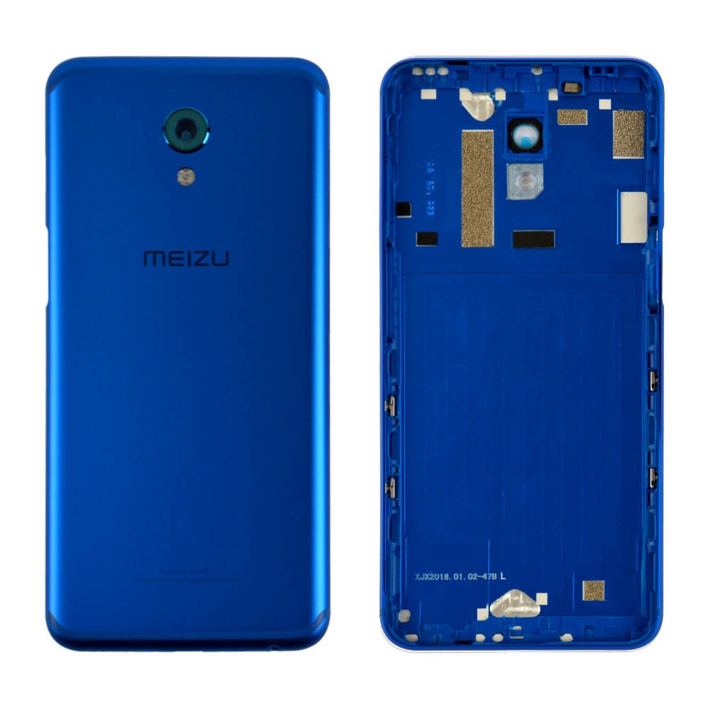 Задняя крышка для Meizu M6S, цвет синий фото 1