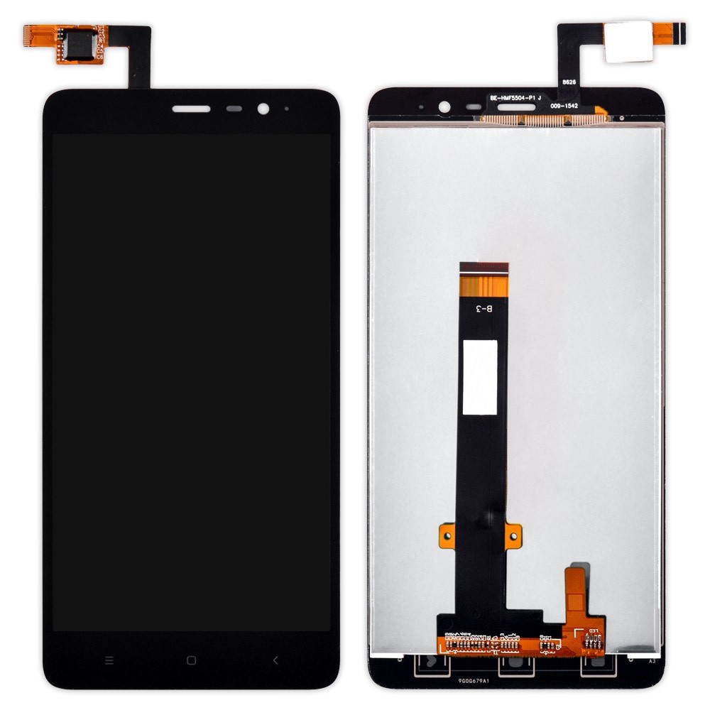 Дисплей Xiaomi Redmi NOTE 3 с тачскрином в сборе (147мм), цвет черный, уценка фото 1