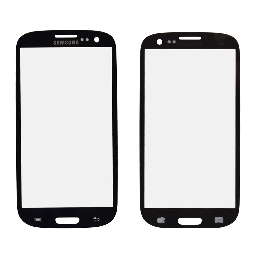 Скло для Samsung i9300, колір чорний фото 1