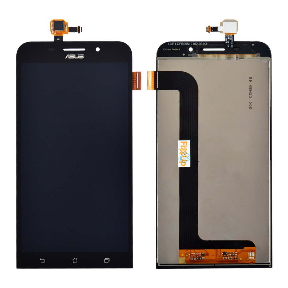 Дисплей Asus ZenFone Max (ZC550KL) з тачскрином у зборі, колір чорний фото 1