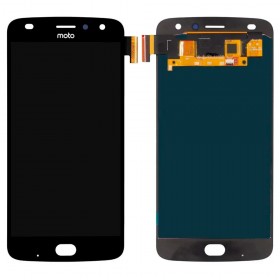 Дисплей для Motorola XT1710 Moto Z2 Play с тачскрином в сборе, oled,  цвет черный, без рамки