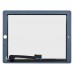 Touchscreen iPad New 3/4 + Len with frame (white) original миниатюра 1 Тачскрин (сенсор) со стеклом для iPad New 3, iPad 4, цвет белый,в рамке, оригинал миниатюра 1