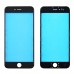Скло iPhone 6 plus, колір чорний, з рамкою миниатюра 1