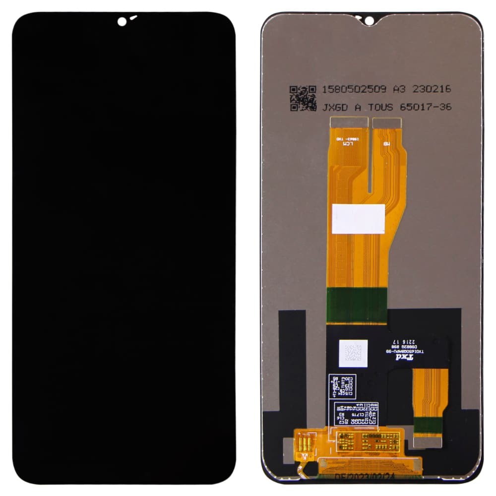 Дисплей для Realme C33, с тачскрином в сборе, цвет черный фото 1