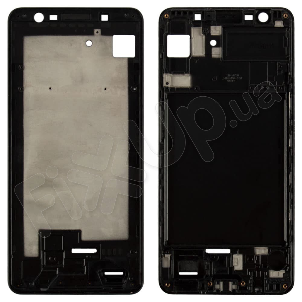 Рамка для дисплея Samsung A750 Galaxy A7, цвет черный фото 1