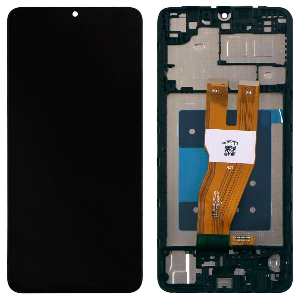 Дисплей для Samsung A055F Galaxy A05 2023, з тачскріном і рамкою, чорний, IPS, уцінка фото 1
