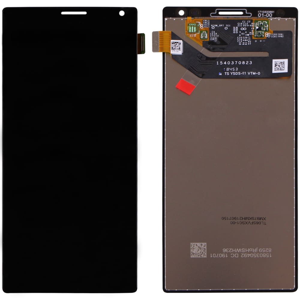 Дисплей для Sony I4213 Xperia 10 Plus с тачскрином в сборе, цвет черный фото 1