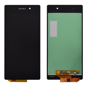 Дисплей Sony Xperia Z2 D6502, D6503 с тачскрином в сборе, уценка,  цвет черный, оригинал, без рамки