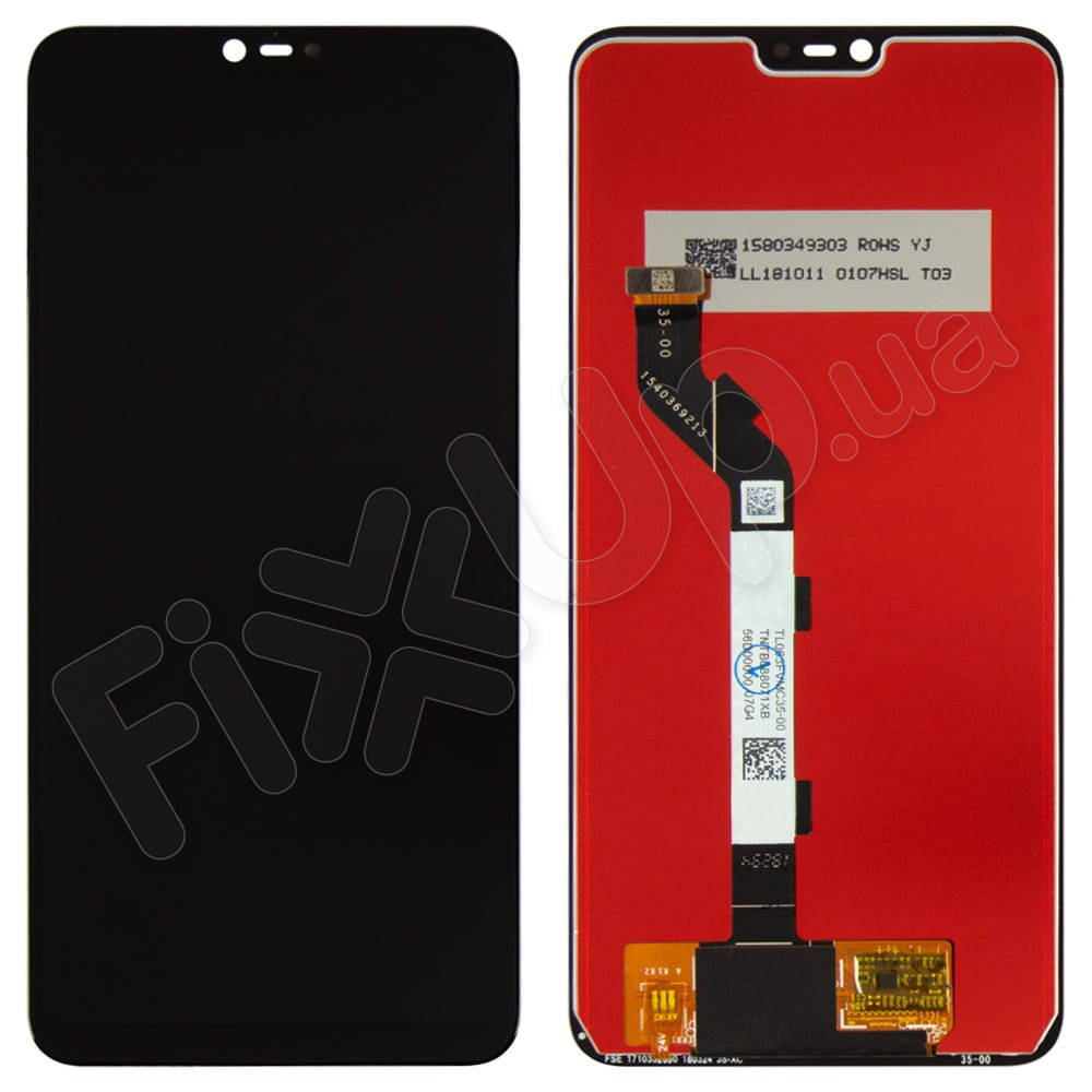 Дисплей для Xiaomi Mi8 Lite с тачскрином в сборе, цвет черный, оригинал с замененным стеклом фото 1