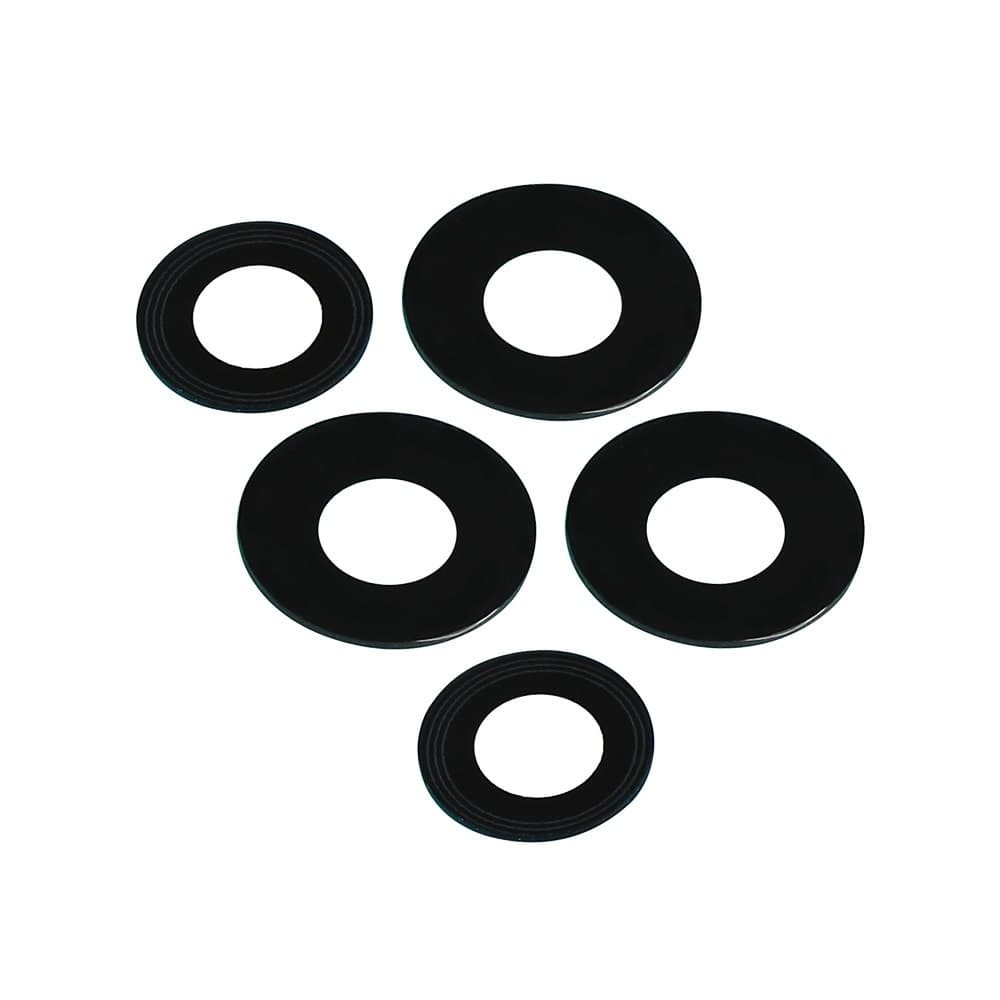 Стекло камеры для Samsung A336 Galaxy A33 2022, комплект из 5шт., цвет черный фото 1