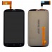 Дисплей HTC T328w Desire V с тачскрином в сборе, цвет черный миниатюра 1