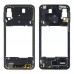Рамка (средняя часть корпуса) для Samsung A305 Galaxy A30 2019, цвет черный миниатюра 1