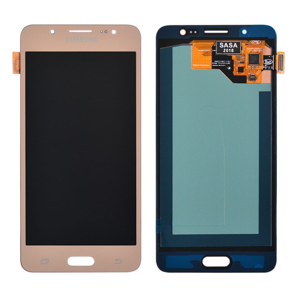 Дисплей для Samsung J510F/DS Galaxy J5 (2016), з тачскрином у зборі, колір золотий, OLED small LCD фото 1