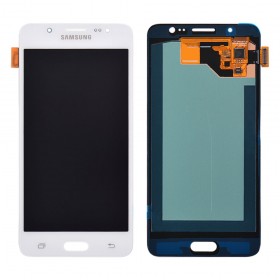 Дисплей Samsung Galaxy J5 J510 (J510F) (2016) з тачскріном у зборі, oled small lcd,  колір білий, без рамки