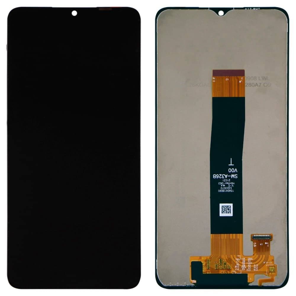 Дисплей для Samsung A326F Galaxy A32 5G 2021 (GH82-25121A), с тачскрином, черный, сервисный оригинал фото 1