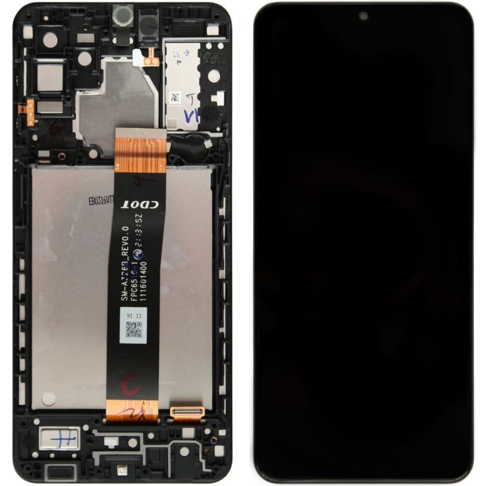 LCD Samsung A326F Galaxy A32 5G 2021 + Touchscreen with Frame (black) IPS фото 1 Дисплей для Samsung A326F Galaxy A32 5G 2021, с тачскрином и рамкой в сборе, цвет черный, IPS фото 1