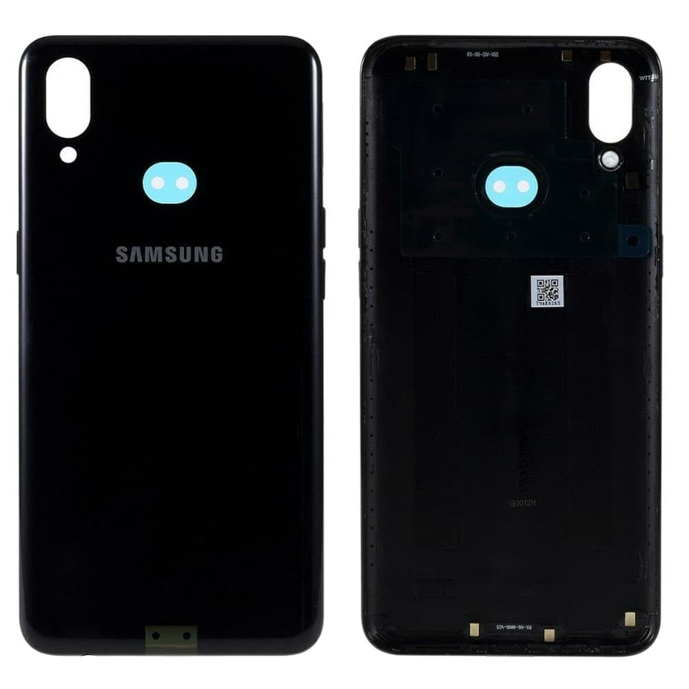 Задня кришка для Samsung A107 Galaxy A10s 2019, колір чорний, уцінка фото 1