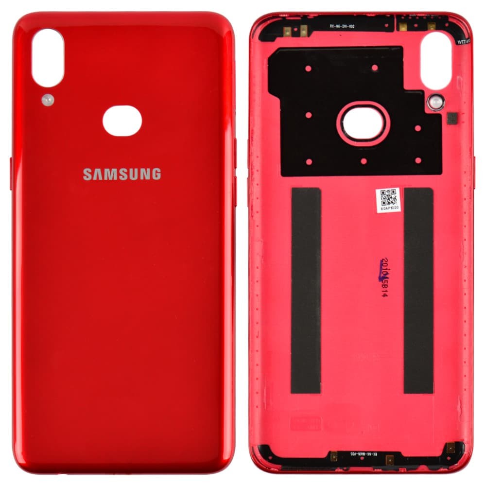 Задня кришка для Samsung A107 Galaxy A10s 2019, колір червоний, уцінка фото 1