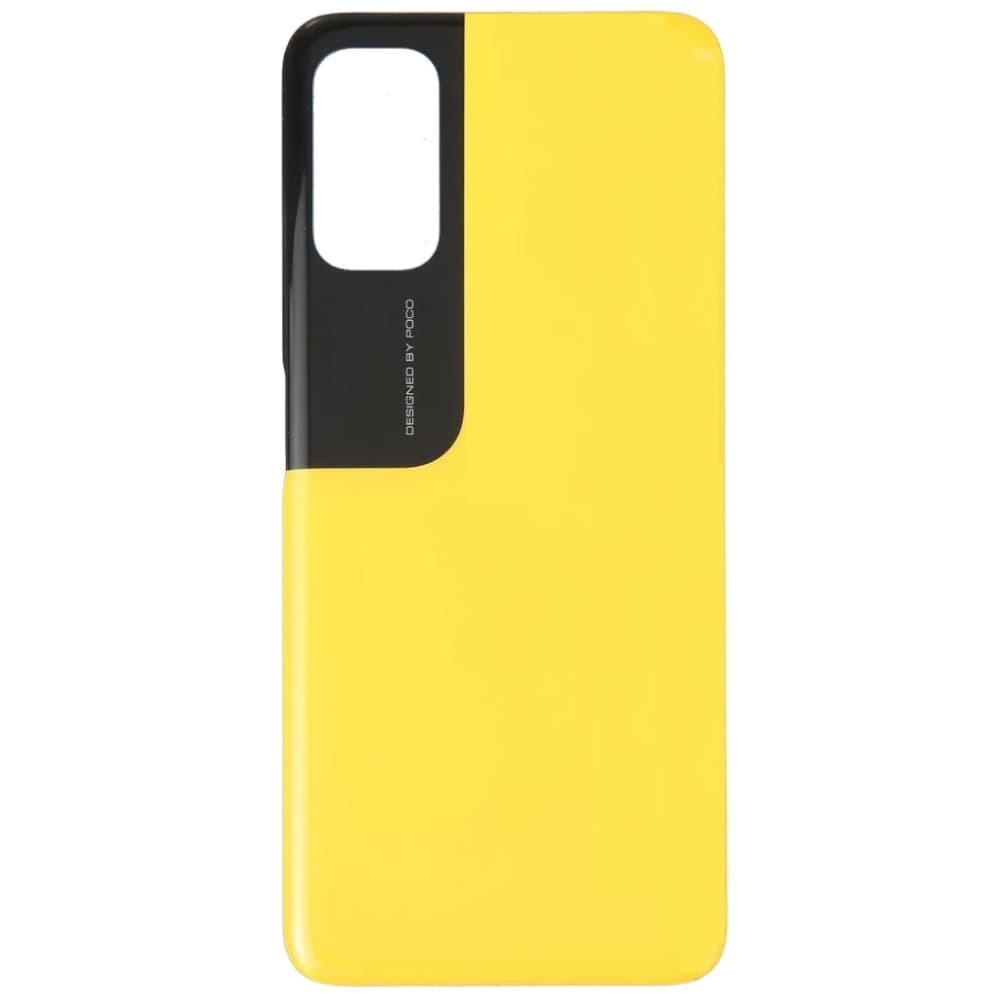 Задняя крышка для Xiaomi Poco M3 Pro/ M3 Pro 5G, цвет желтый фото 1