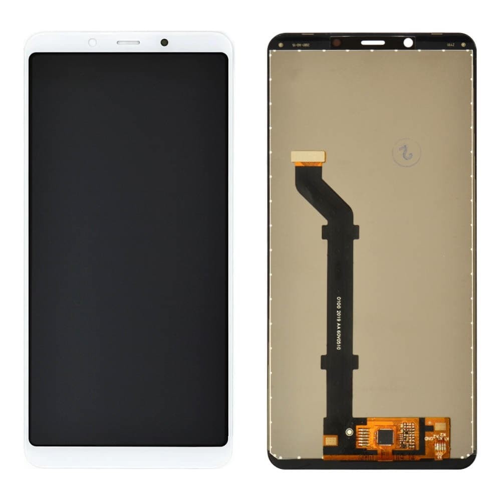 Дисплей для Nokia 3.1 Plus Dual Sim TA-1104/TA-1113/TA-1117/TA-1118/TA-1124/TA-1125 с тачскрином, белый фото 1